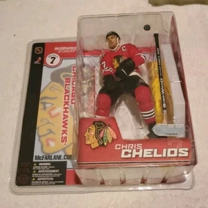 Mcfarlane Toys NHL Series 7 CHRIS CHELIOS CHICAGO BLACKHAWKS CHASE Variant LAST - Picture 1 of 2