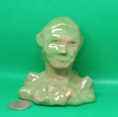 "Green Henry" -Expensive Original Clay Sculpture. Hand made and glazed. - Image 1 of 4