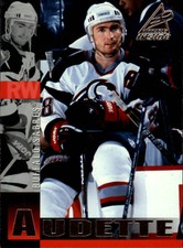 1997-98 Pinnacle Inside Buffalo Sabres Hockey Card #105 Donald Audette