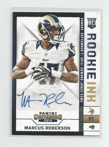 Autografo Contenders MARCUS ROBERSON 2014 Rookie Ink - Foto 1 di 1
