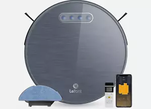 Lefant M571 Robot Vacuum Mop Slim Quiet Gray 2200Pa 180 min Runtime, Open Box - Picture 1 of 14