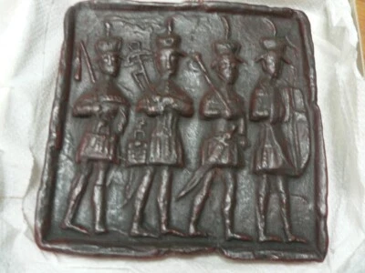 Historisches Wachsmodel Wandbild Prager Ofenkachel - Bild 1 von 2