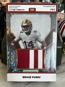 2023 Tru Creator TruSport Brock Purdy Jumbo 5x7” Rookie Jersey Patch Card🏈🏆 - Picture 1 of 13