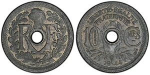 Essai 10 Centimes Lindauer 1945 PCGS SP 63 Gem-45.2 - MA - Imagen 1 de 2