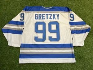 1993 MSPORT WAYNE GRETZKY PHOENIX ROADRUNNERS HOCKEY JERSEY SZ LARGE - Picture 1 of 4