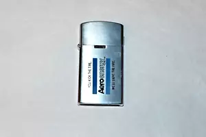 Vintage Barlow Butane Lighter with Advertisng for Aeroenergy - Picture 1 of 6