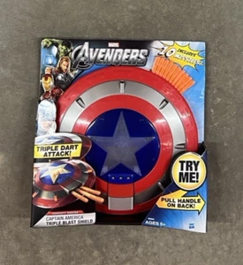 Captain America Triple Blast Shield Marvel The Avengers Concept Series NUOVO! - Foto 1 di 2