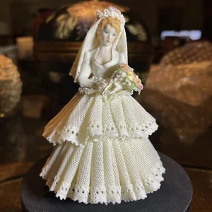 MV Irish Dresden MULLER VOLKSTEDT Rare “The Bride” Porcelain Figurine - Picture 1 of 15
