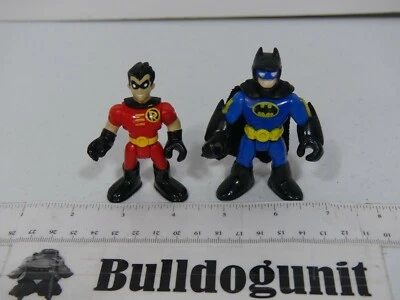 Lote Batman Cuerpo Azul Robin Negro DC Super Friends Figura Solo Imaginext Fisher Foto 1 de 3