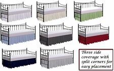 Dust Ruffle Bed Skirt Split Corner For Day Bed 100% Polycotton Twin Full Size