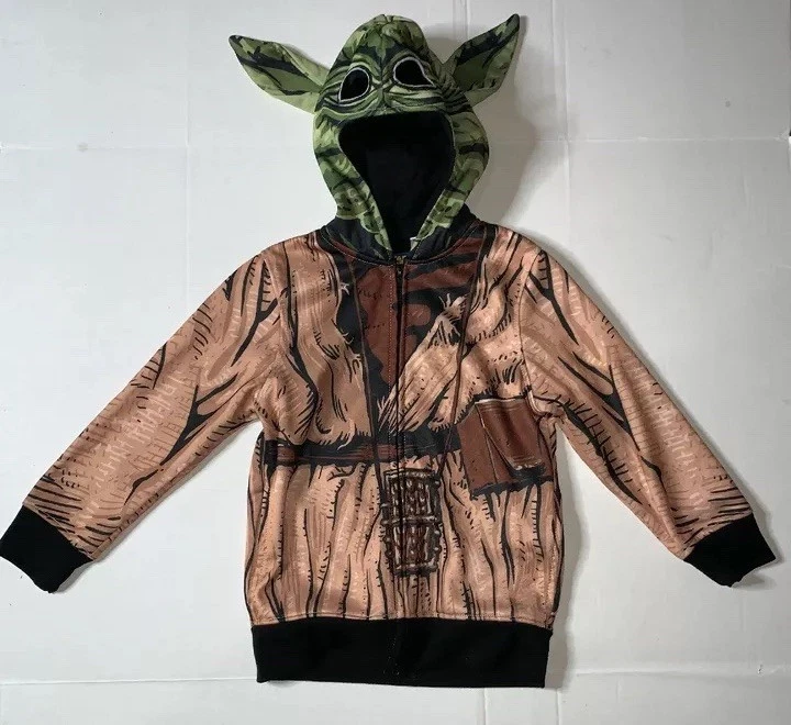 Usado - Star Wars Niños Yoda Cremallera Completa Sudadera con Capucha Niños (Talla XS) Foto 1 de 4