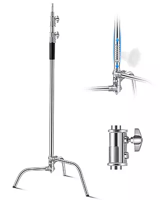 C Stand Max Height 10.83 ft/330 cm Stainless Steel Photography Light Stand - Image 1 of 4