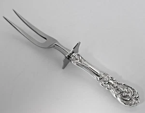 Reed & Barton Francis I Sterling Silver Carving Fork – 8 3/4” – No Monogram - Picture 1 of 7