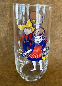 Vintage COUNTRY KITCHEN Country Boy and Gal PEPSI Collector Beverage Glass - Picture 1 of 24