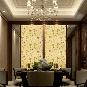 Static Cling 3D Floral Window Films No Glue Glass Sticker Opaque Home Decor Chic - Picture 1 of 19