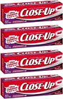 Close-up Fluoride Toothpaste Freshening Red Gel 4 Oz (pack Of 4)
