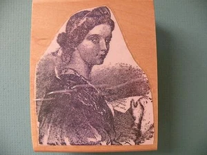 Imogen Cymbeline Shakespeare Figur Heldin THE STAMPSMITH Gummistempel - Bild 1 von 2