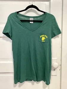 Y2K NCAA University of Oregon Ducks 🦆 1876 PINK V Neck Women’s XS - Picture 1 of 4