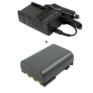 Battery+Charger for CANON LEGRIA HF R106 R16 R17 R18 HV40 ZR960 Mini DV Cam - Picture 1 of 4