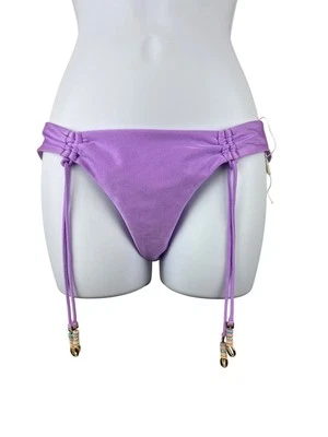Nuevo bikini Beach Bunny para mujer con cuentas púrpura talla XS Foto 1 de 4