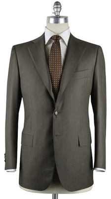 Traje Cesare Attolini verde oliva 40/50 Foto 1 de 4