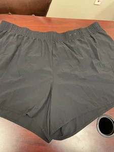 Xersion Womens Size 3X Black High Rise Athletic Running Shorts Liner Panty Euc - Picture 1 of 7