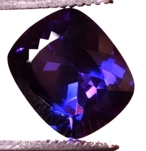 14,90 cts. Natürliche lila Wirbelsäulenkissenform zertifizierter Edelstein - Bild 1 von 4