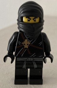 LEGO Ninjago Cole black The Golden Weapon minifigure Ninja 2112 2516 2263