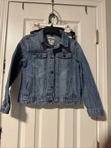 Vintage kids size 12 OSH KOSH B’gosh jean jacket. Snap Front Pockets Denim - Picture 1 of 19