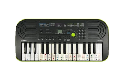 Casio SA-46 Mini Tastiera Pianoforte 32 Tasti Portatile 10 Canzoni Banca 100 Toni Integrati - Immagine 1 di 4