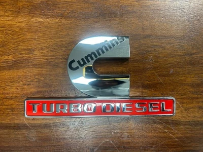 Значок с эмблемой Cummins Turbo Diesel 1 шт. - Изображение 1 из 2