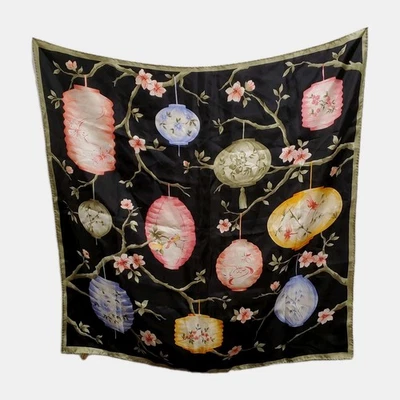 Talbots Silk Scarf Chinese Lantern print - Image 1 of 4