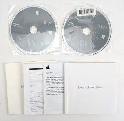 Apple Macbook Late 2008 A1278 DVD OS X 10.5.6 LEOPARD 2Z691-6357-A Install Disks - Image 1 of 4