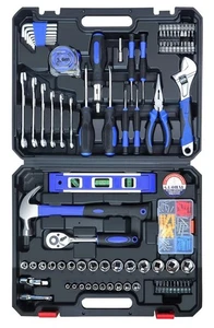 146-Piece Mixed Tool Set, Drive Socket Set, Auto Repair Tool Kit with Case - Picture 1 of 7