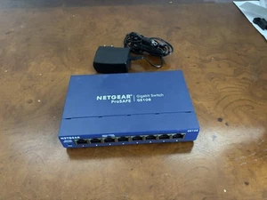 NETGEAR ProSAFE 8-Port Gigabit Ethernet Switch GS108v4 w/ Power Supply - Picture 1 of 7