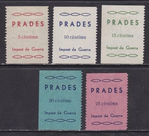 España - Guerra Civil - Prades - Edifil 1/5 - Impost de Guerra - Imagen 1 de 2