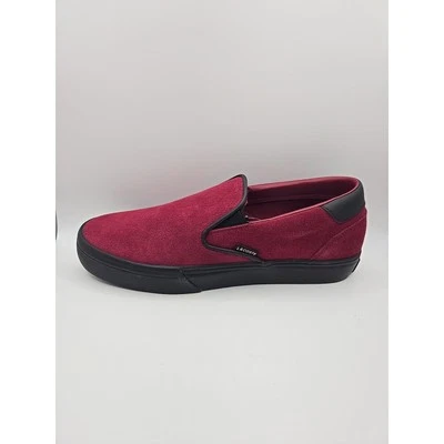 Lacoste Womens Slip On Athletic Sneaker Shoes Jump Serve Red Black US 10 NEW - Image 1 of 4