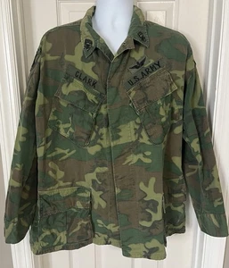 USMC Slant Pocket Rip Stop Poplin Combat Camouflage Coat Shirt - Large- Cav - Picture 1 of 15
