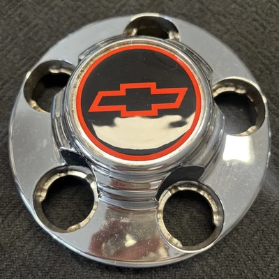 Chevy 1500 OBS C10 454 SS Sport 46254 Wheel Center Rim Cap Hub Cover Chrome RR Foto 1 de 4