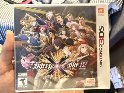 Project X Zone 2 Nintendo 3DS Bandai Namco RPG Fighting Game 2016 T ESRB Sealed - Image 1 of 3