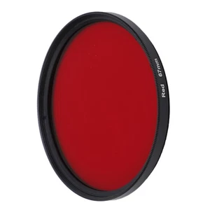 Threaded Camera Red Filter For Lens Enhancing Red Tones Sunset Desert  - Picture 1 of 22