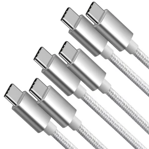 3 Pack Original USB-C iPhone 16 15 Pro Max Fast Charger Type C Charging Cable - Picture 1 of 18