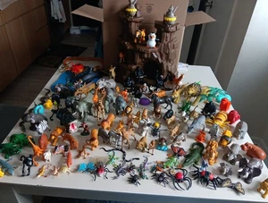 Toy Animals Large & Small Sizes Mixed Brands Safari Playset Kids Toys Plastic - Picture 1 of 24