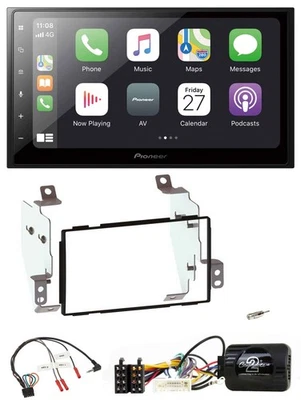 Pioneer Lenkrad Bluetooth DAB 2DIN USB Autoradio für Nissan Note E11 2009-2013 - Bild 1 von 4