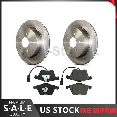 Front Brake Rotors + Brake Pads Set for 2004 2005 2006 2007 2008 2009 Audi S4 - Image 1 of 4