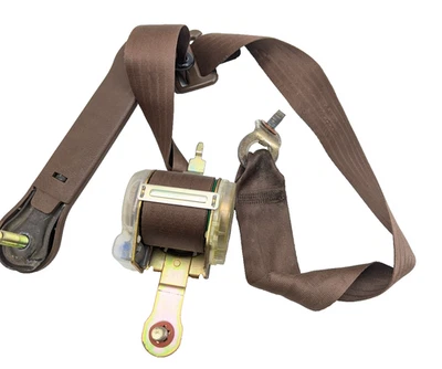 1990-1995 Toyota 4runner Rear Driver Seat Belt Brown OEM - Image 1 of 4