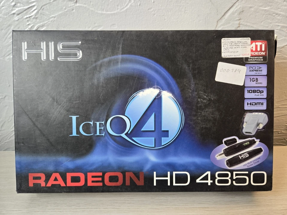 NEW HIS IceQ ATI Radeon HD 4850, 512mb 256BIT GDDR3, PCI EXPRESS  (H485qt512) - Image 1 of 4