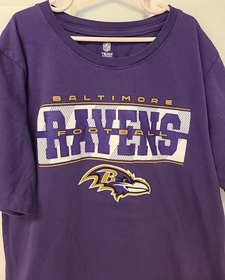 Team Apparel молодежи Baltimore вороны арка стандарт футболка, фиолетовый, XLarge 14/16 - Изображение 1 из 4