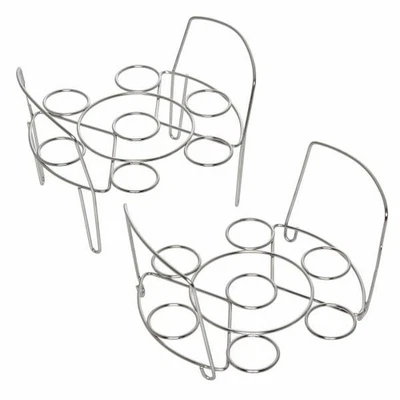 Olla Instantánea Oficial Alambre Acero Inoxidable Estantes para Huevos, Juego de 2 Foto 1 de 4