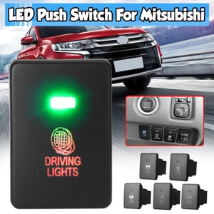 12V LED Push Switch Lights For Mitsubishi Outlander Triton MQ MR Pajero Mirage - Picture 1 of 12